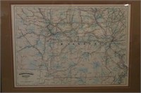 Asher & Adams' Missouri Map