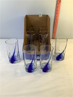 8 Blue & Clear Glasses