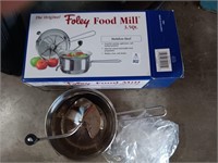 Foley food mill w/ box