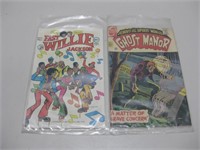 Fast Willie Jackson #1 & Ghost Manor Comic Books