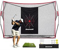 Bearwill Golf Net, 10x7ft Heavy Duty Golf Practice
