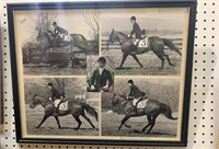 Framed Jacqueline Kennedy Bouvier  original