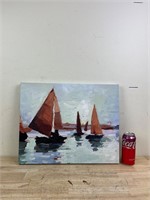 Sailboat wall art