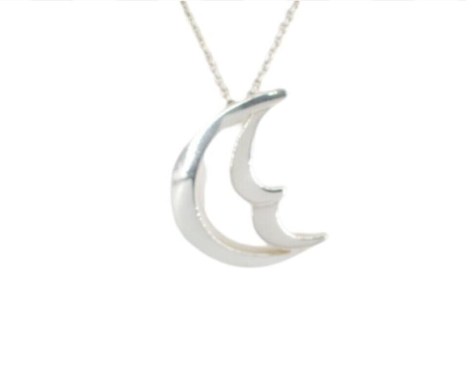 Tiffany & Co. Crescent Moon Necklace