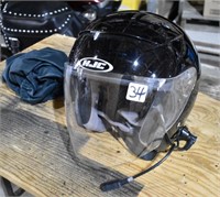 Motorcycle Helmet (SM)  with microphone, Loc: *ST