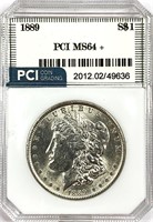 1889 Morgan Silver Dollar MS-64 +