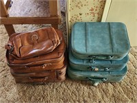 Lot of Vintage Suitcases