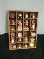 Decorative shadow box with with the decorative