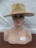 LACK OF COLOR CARAMEL RANCHER WIDE BRIM FEDORA