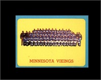 1963 Topps #109 Minnesota Vikings TC EX To EX-MT+