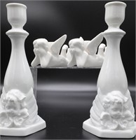 Cherub Candle Stick Holders - Group of 4