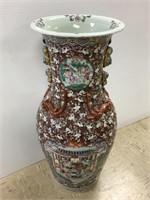 36 inch Chinese porcelain palace vase