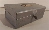 Metal Coin Box W/ Key