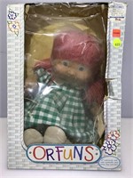 Orfuns 17in doll in original box. Box damaged.