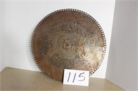 ANTIQUE REGINA MUSIC BOX CO METAL SONG DISK 15.5"