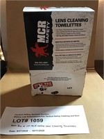Box of 100 MCR Safety Lens Cleaning Towelettes