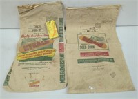4x- Vintage Dekalb Seed Corn Cloth Sacks