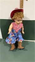 30 inch Antique Cowgirl Doll