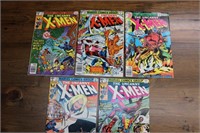 The Uncanny Xmen Comics #116,121,128,129,131,1978+