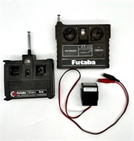 2 FUTABA RC CONTROLLERS & QUICK CHARGER