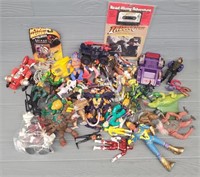 Large Collection of Vintage Action Figures & Toys