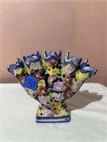 Hand Painted Vase From Portugal