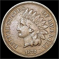 1872 Indian Head Cent NEARLY UNCIRCULATED