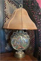 Fine Antique Japanese Ceramic Vase / Lamp