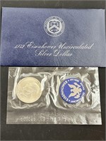 1972 Ike Dollar Uncirculated Coin