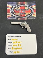 Revolver Half Oz Silver Bar Liquid Metals UK