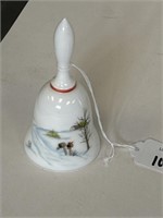 FENTON SMALL BELL WITH WINTER TREE NOT SIGNED