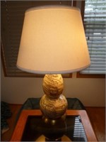 Pair of Mid Century Ceramic Double Bulb Table Lamp