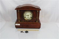 Seth Thomas, Sonora Chime, Burl Case Mantle Clock
