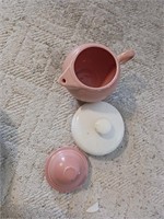 Fiesta  tea pot with cups