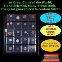 20 Great Coins of the World, hand selected, many t