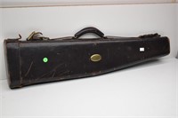 Vintage Hard Leather Gun Case