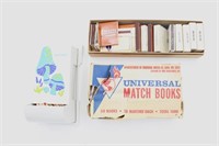 Vintage Mushroom Match Dispenser & Matches