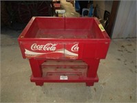 Coke Rolling Ice Box Cooler