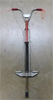 Metal pogo stick, 46" tall