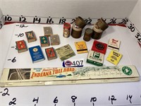 Advertising Matchbox Collection: Indiana Toll....