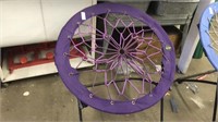 Purple bungee chair