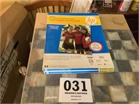 Two boxes of HP advanced photo paper for inkjet