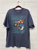 Super Mario Brothers Mario Cart Tee Shirt (2XL)