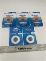 NEW Mixed Lot of 5- Medical Tape