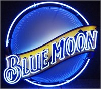 Blue Moon Beer Neon Light / Sign