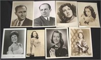 Nine photographs of mid C20th opera singers