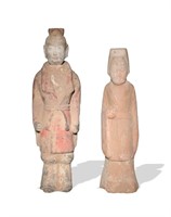 2 Tang Dynasty Figures
