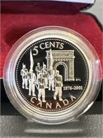 2001 5 cent coin Royal Military College of Canada
