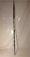 Spear w/ Wooden Handle and Animal Skin Sheath