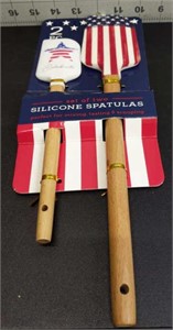 New 2pc silicone spatula set